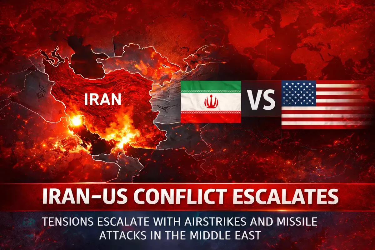 Iran–US Conflict Escalates as Airstrikes and Missile Attacks Intensify